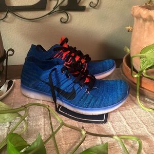 Nike Blue and Red Athletic Sneakers